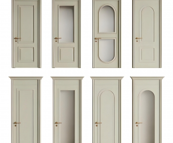 French Style Single Door-ID:658180953