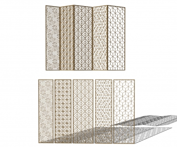 Modern Metal Screen Partition-ID:676318887