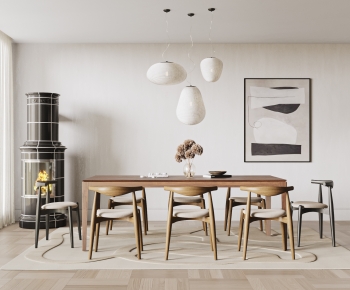 Nordic Style Dining Room-ID:127896076