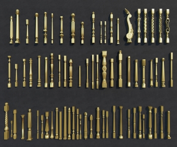 欧式金属栏杆柱子扶手组合-ID:563497074