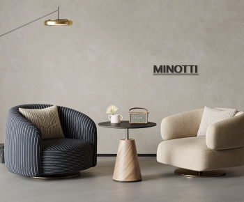 Modern Single Sofa-ID:881470925