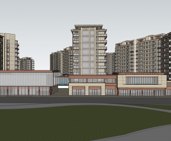 Modern Residential Building-ID:968051917