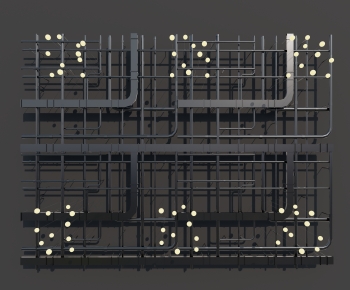 Modern Suspended Ceiling-ID:359082946