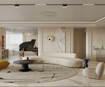 French Style A Living Room-ID:452547078