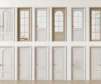 French Style Single Door-ID:340591918