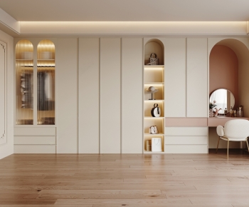 French Style Clothes Storage Area-ID:970217942