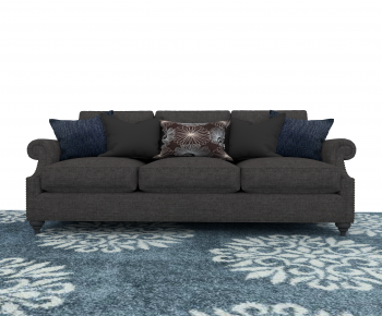 Simple European Style Three-seat Sofa-ID:280137062