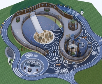 Modern Park Landscape-ID:532488118