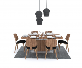 Modern Dining Table And Chairs-ID:565012935