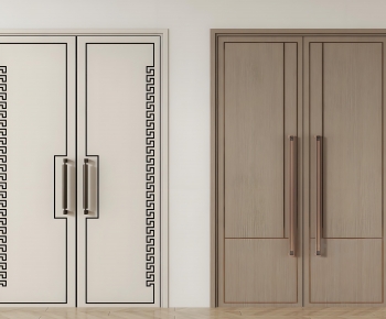 New Chinese Style Double Door-ID:840849944