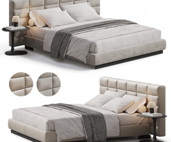 Modern Double Bed-ID:936342955