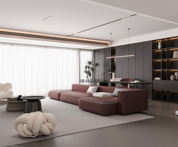 Modern A Living Room-ID:707823998