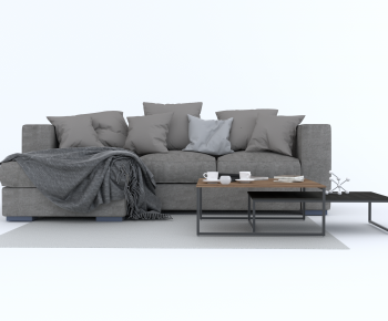 Modern Three-seat Sofa-ID:515784986