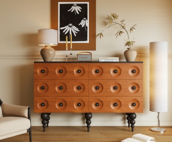 French Style Side Cabinet-ID:432107938