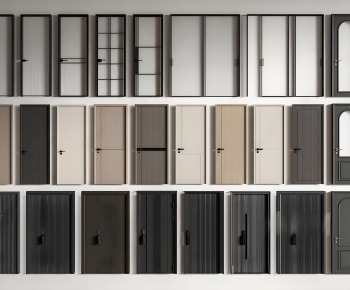 Modern Entrance Door-ID:803220036