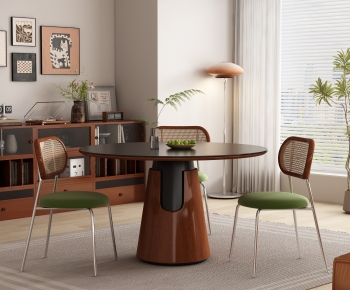 Modern Dining Table And Chairs-ID:699599981