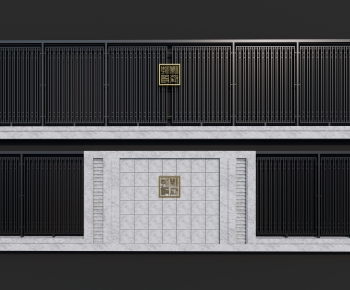 New Chinese Style Landscape Wall-ID:583354003