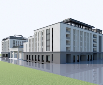 Modern Architecture Of Artistic Style-ID:389740518