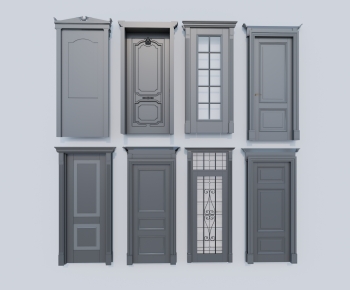 Simple European Style Single Door-ID:525326971