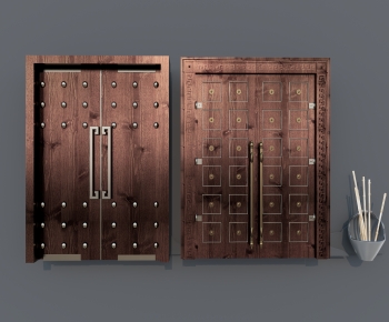 New Chinese Style Double Door-ID:443109046