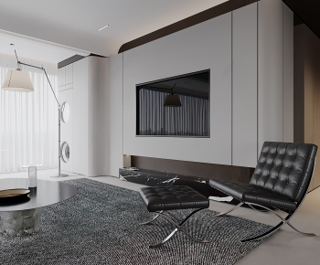 Modern A Living Room-ID:674596077