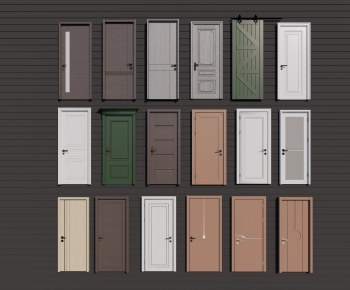 Modern Single Door-ID:710237982