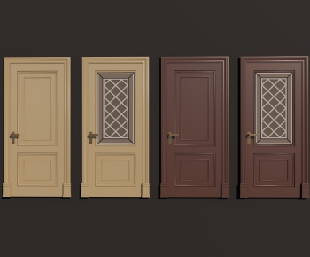 European Style Single Door-ID:709665068