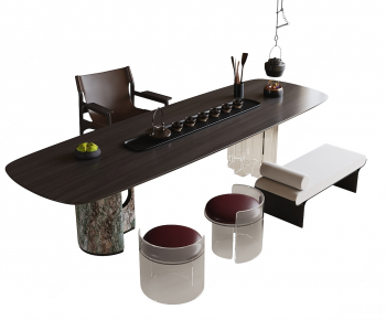 New Chinese Style Tea Tables And Chairs-ID:196990976