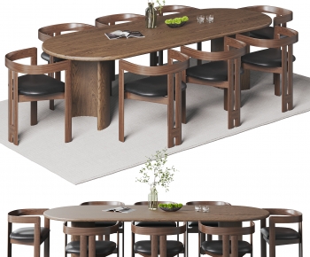 Modern Dining Table And Chairs-ID:101349435