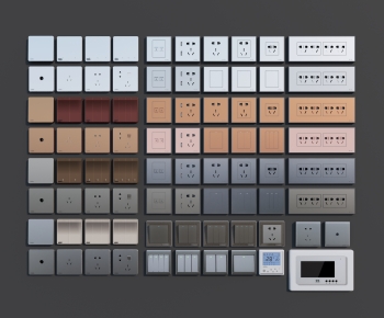 Modern Switch Socket Panel-ID:706324109