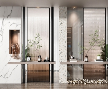 Modern Glass Screen Partition-ID:471414093