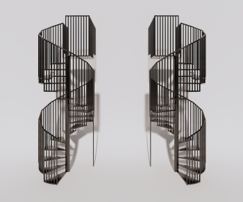 Modern Rotating Staircase-ID:348284964
