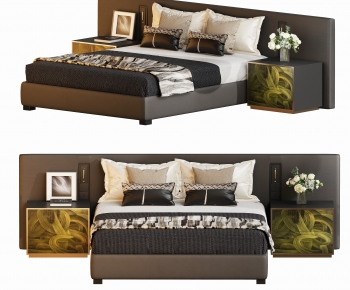 Modern Double Bed-ID:712024938