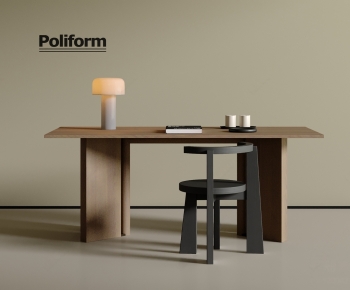 Modern Computer Desk And Chair-ID:175434111