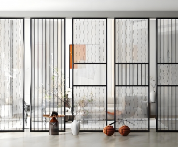 Modern Glass Screen Partition-ID:493182904