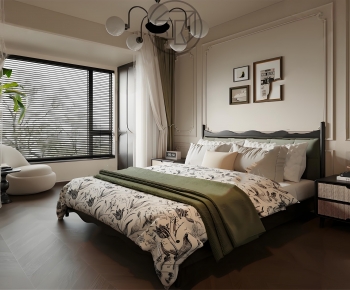 French Style Double Bed-ID:259902955