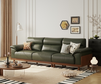 Modern Three-seat Sofa-ID:531964068