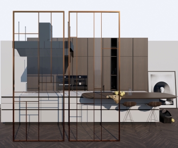 Modern Dining Table And Chairs-ID:279800973