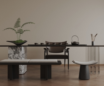 New Chinese Style Tea Tables And Chairs-ID:362180958