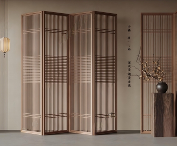 New Chinese Style Wooden Screen Partition-ID:786287078