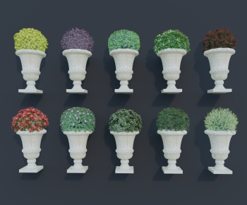 European Style Flower Bed, Flower Bowl, Flower Box-ID:527817967