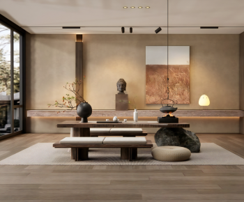 Wabi-sabi Style Tea House-ID:815561069