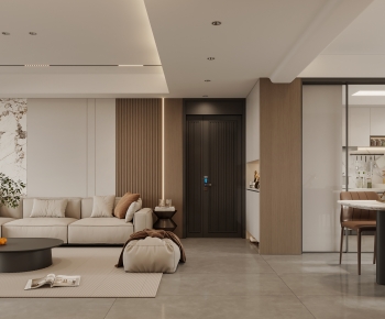Modern A Living Room-ID:372130915