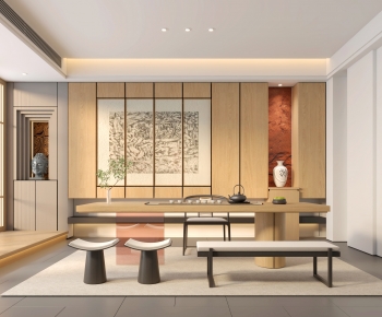 New Chinese Style Tea House-ID:490897898