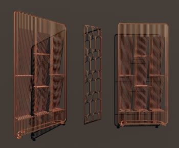 Modern Metal Screen Partition-ID:982362993