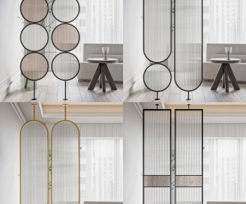 Modern Glass Screen Partition-ID:328821906