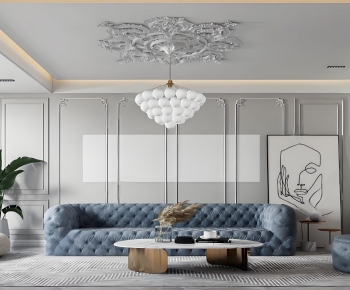 French Style A Living Room-ID:567281011