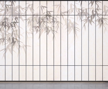 New Chinese Style TV Wall-ID:467694047