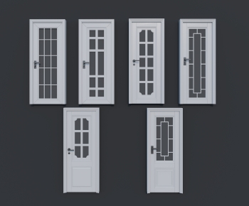 Simple European Style Single Door-ID:141374111