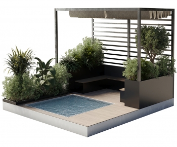 Modern Swimming Pool-ID:407309061